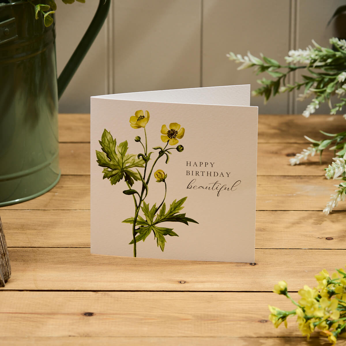 Happy Birthday Beautiful Wildflower Card – Southwood Garden Centre