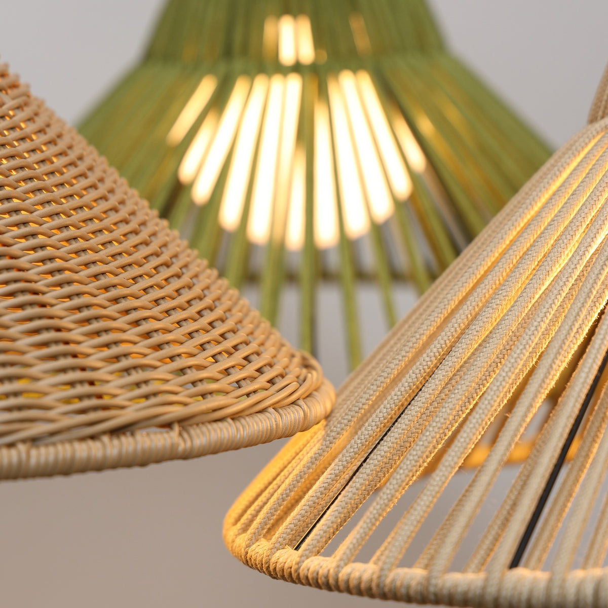 NOMA Lumé Outdoor Lighting Bellagio Latte 1.75m Overhanging Floor Lamp ...