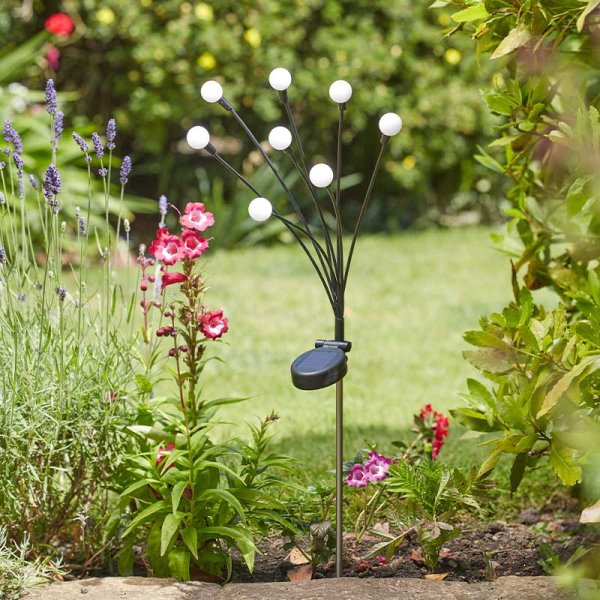 Fresh Fab Finds 6Pack Solar Powered Stake Light Outdoor Decorative Landscape Lamp IP65 Waterproof Auto On Off Outdoor Light for Pathway Garden Yard Patio main image 1