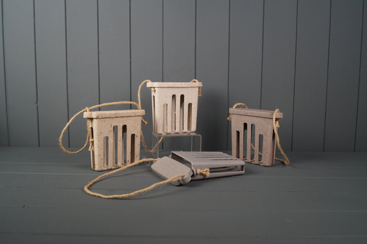 Earthy Sustainable Bird Suet Cake Feeder Chaff Southwood Garden Centre