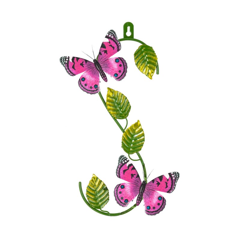 Fountasia Pink Butterfly S Hook Wall Hanger Decoration Southwood