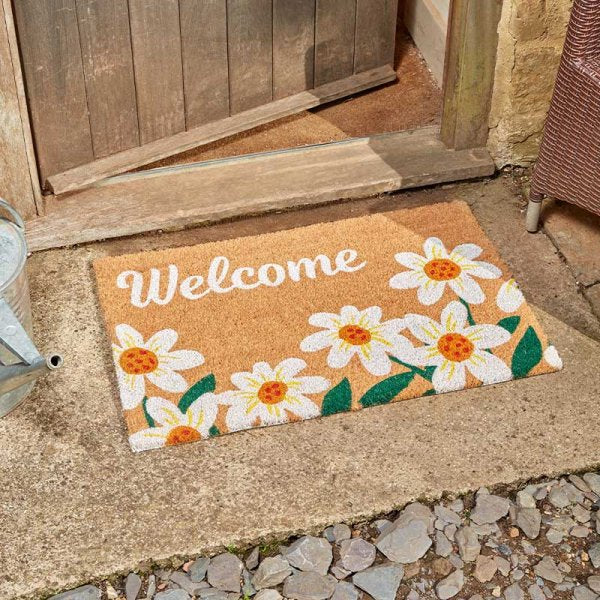 Welcome Daisy Decoir Mat 45 x 75cm – Southwood Garden Centre