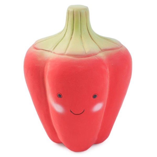 Latex Veggie Red Bell Pepper Dog Toy SALE Southwood Garden Centre