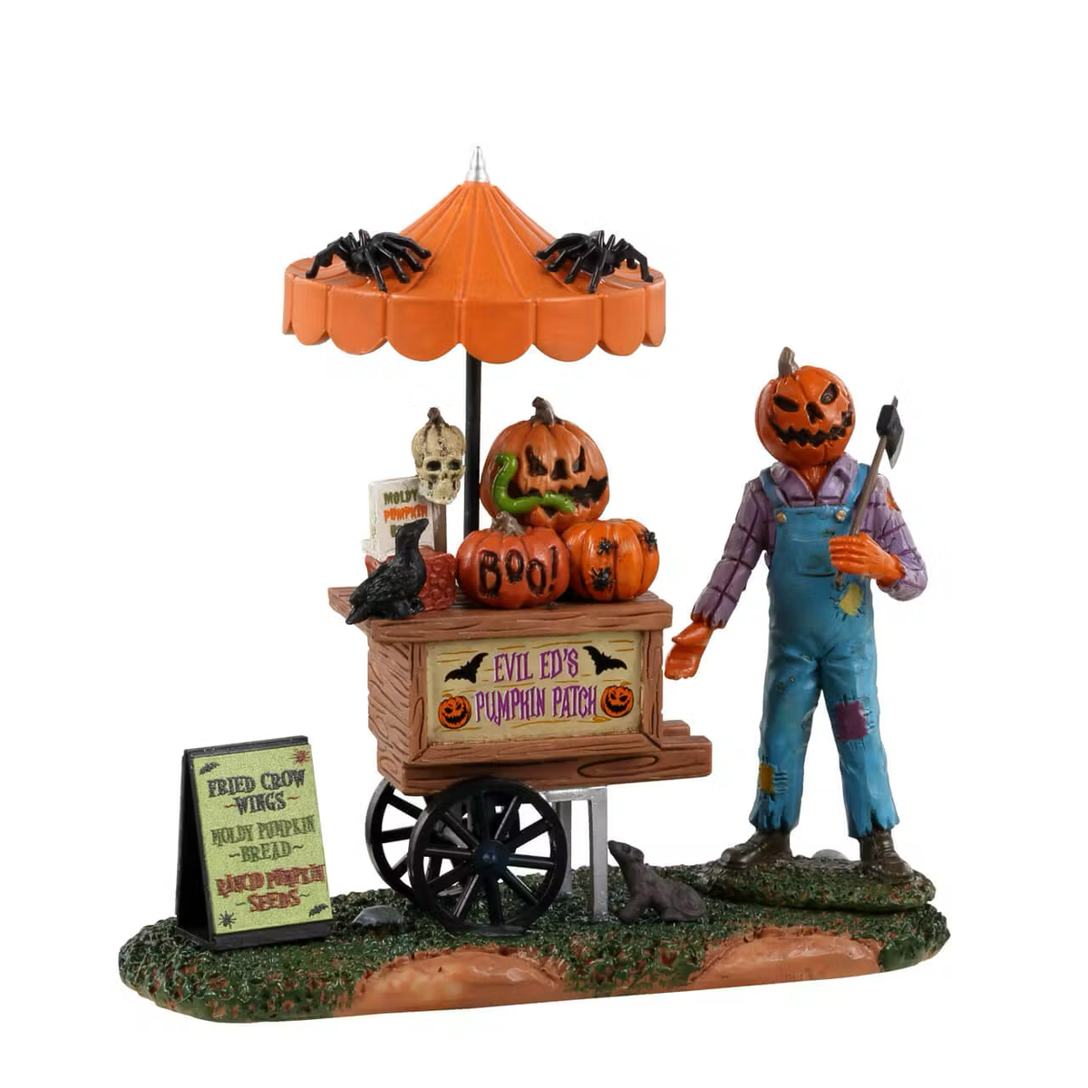 Lemax - Tour D'Eau Citrouille Maléfique - Décoration Halloween Effrayante