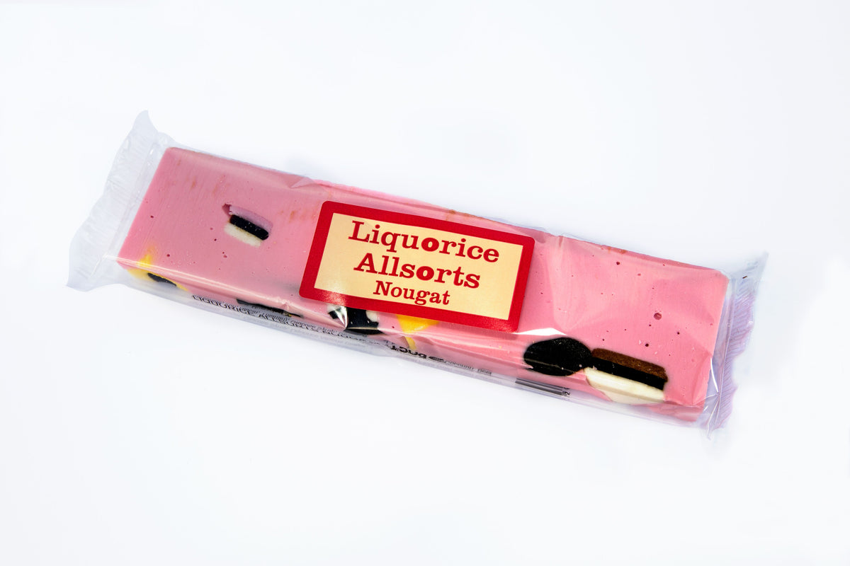 Liquorice Allsorts Nougat Bar 150g Southwood Garden Centre