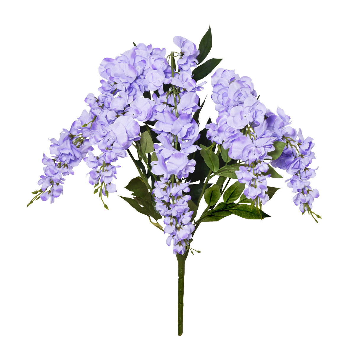Lilac Wisteria Artificial Flower Bush 80cm Southwood Garden Centre
