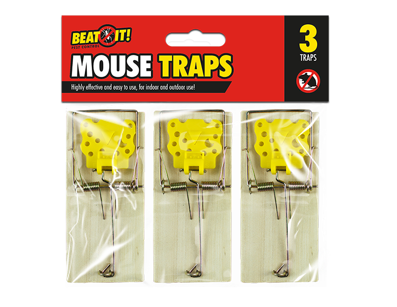 Beat It Mouse Traps 3 Pack Southwood Garden Centre
