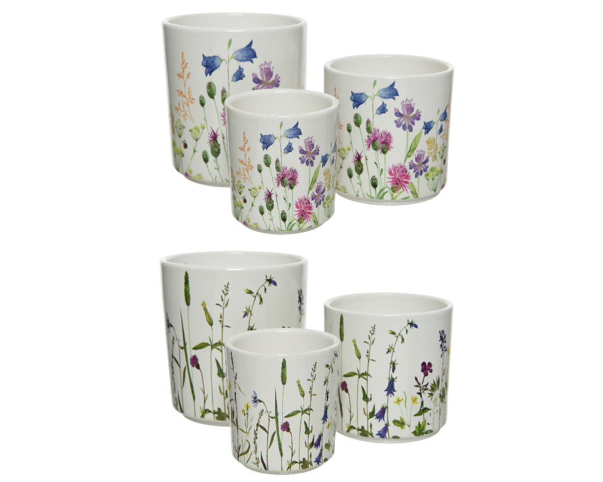 English Garden Ceramic White Flower