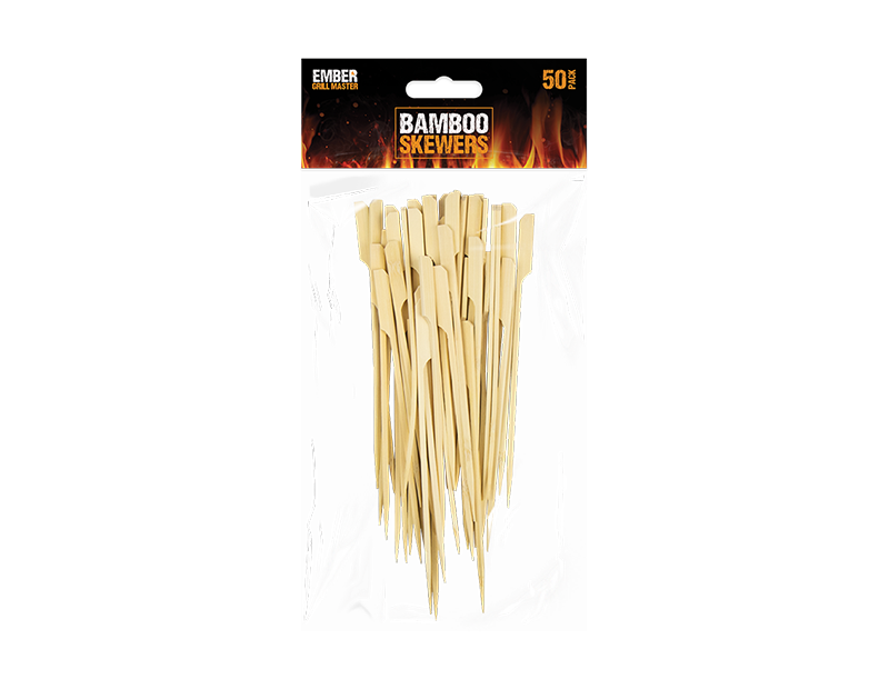 Bamboo BBQ Skewers Pack of 50 Southwood Garden Centre