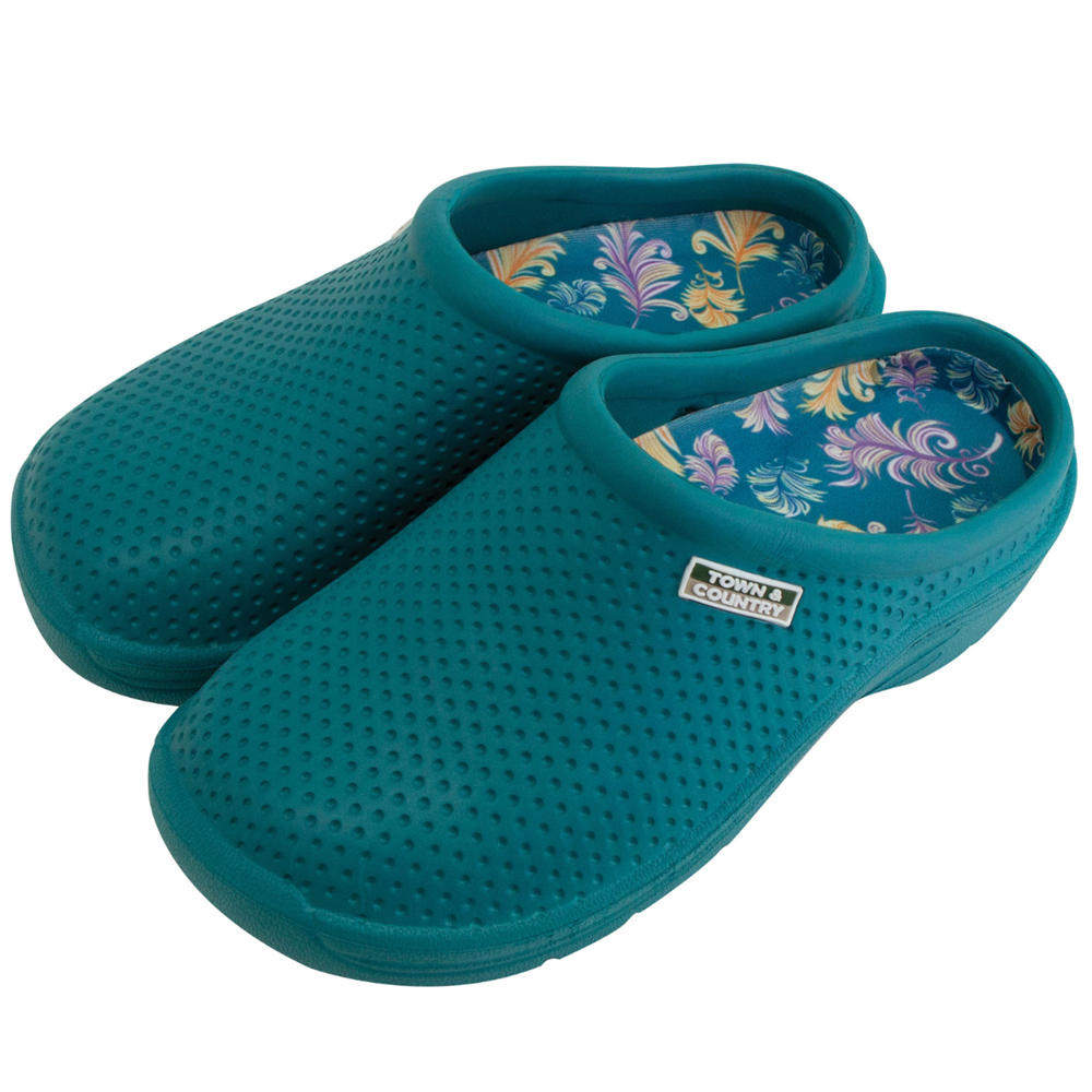 Town & Country EVA Gardening Cloggies / Clogs Shoes Pluma Teal
