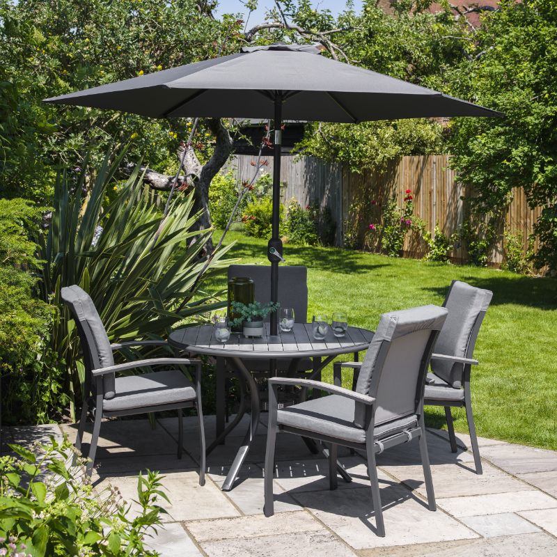 Leisure Grow Turin Aluminium Garden Furniture – Southwood Garden Centre