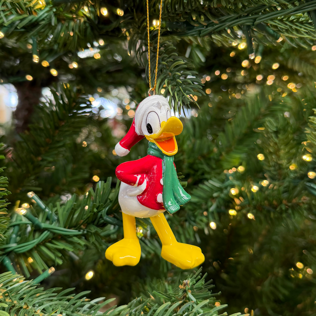 Disney Donald Duck with Scarf Christmas Bauble