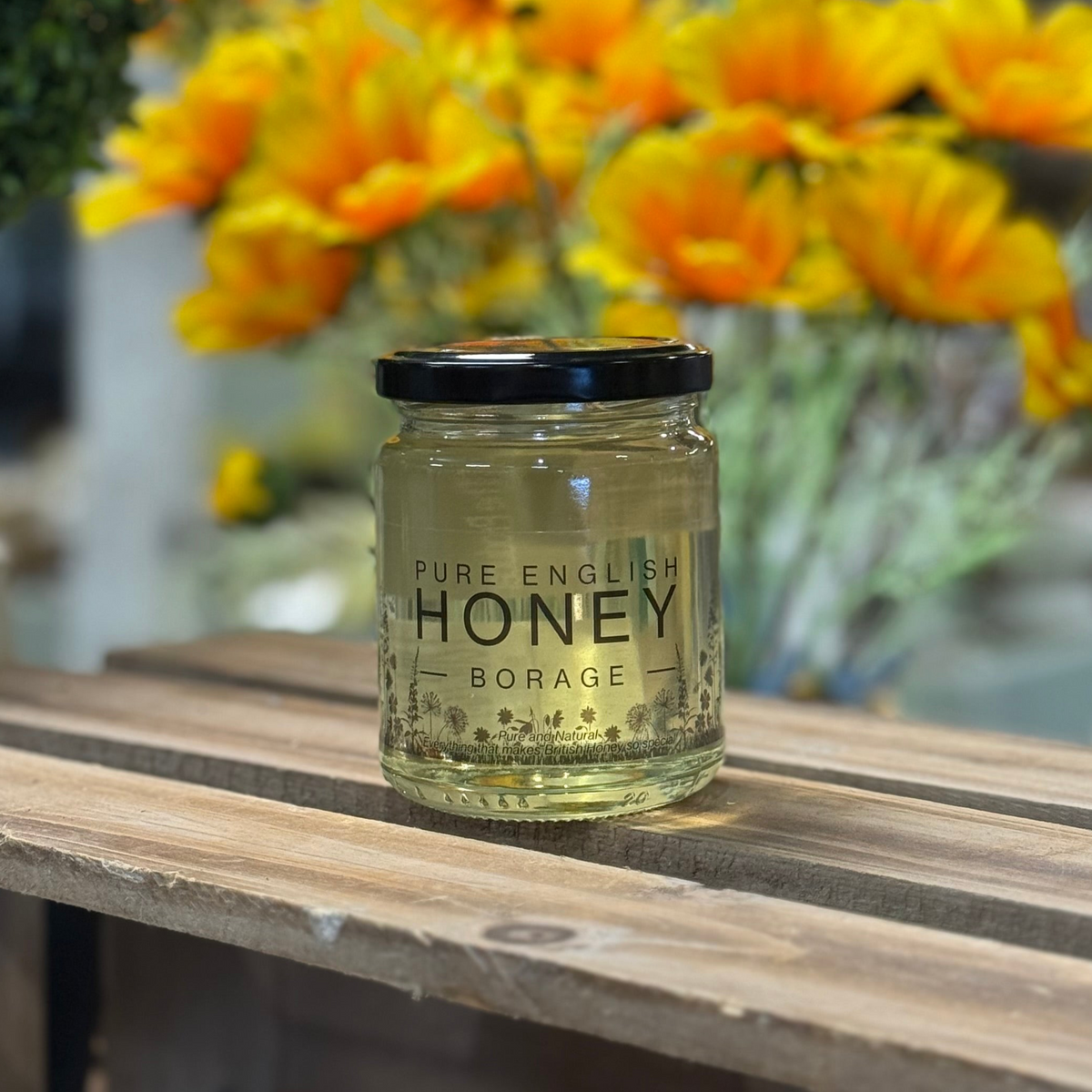 Pure English Borage Honey Jar - 330g