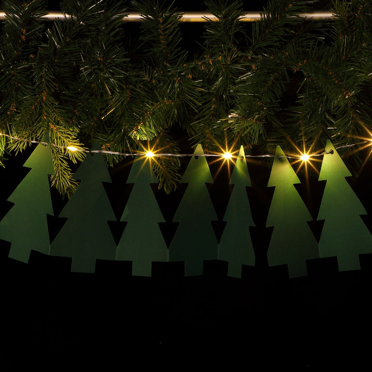 NOMA DIY Paper String Light - Make Your Own Light Up Garland