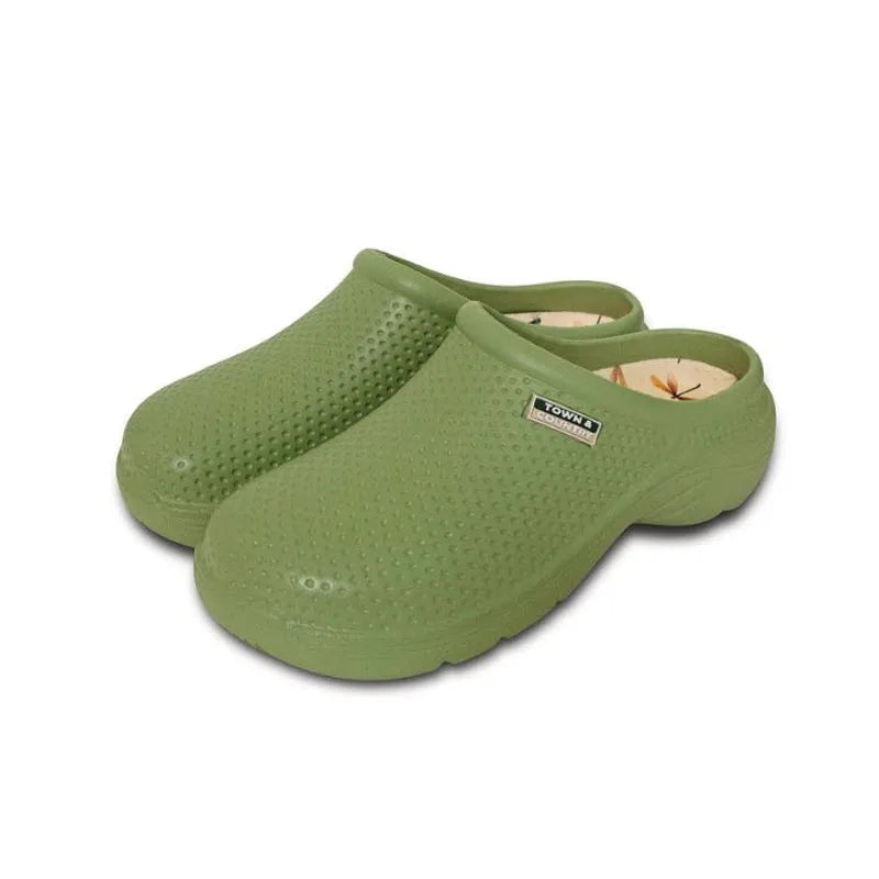 Town & Country- EVA Gardening Cloggies / Clogs Shoes- Dragonfly Green