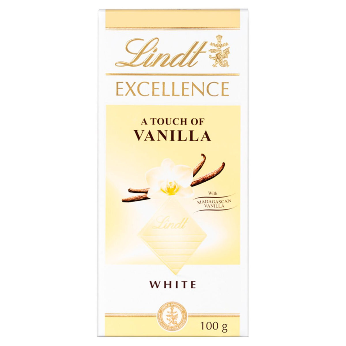 Lindt Excellence White Chocolate Bar - 100g