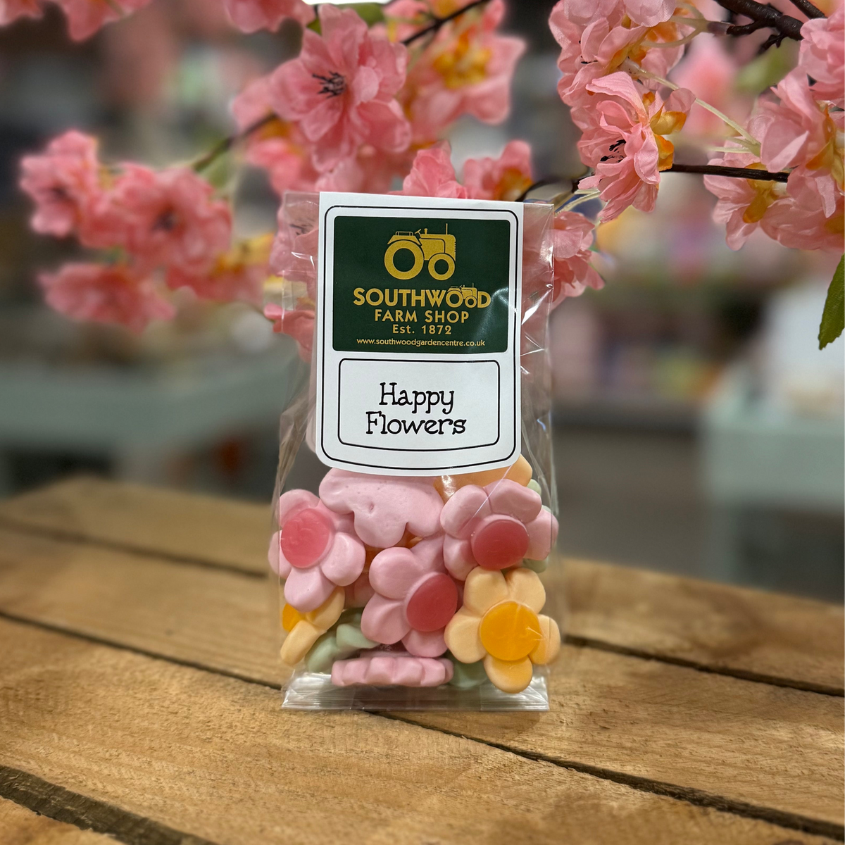 Southwood Farmshop -Happy Flowers Pack of Sweets 100g