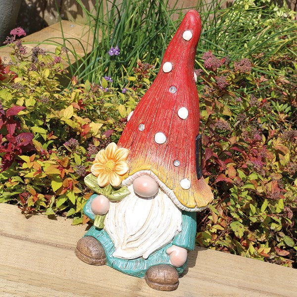 Solar Light Mosaic Garden Gonk - 38cm