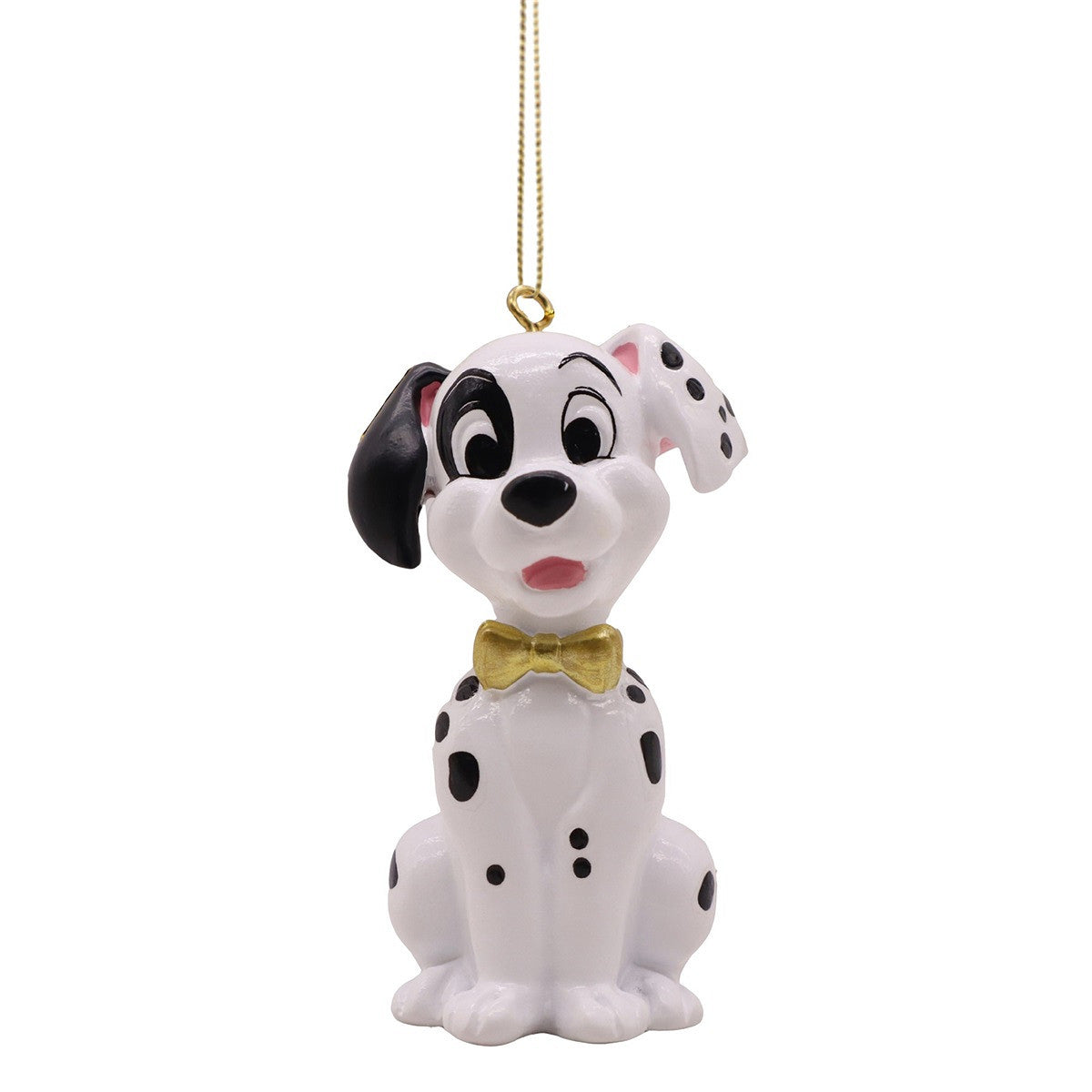 Disney Patch 101 Dalmatian Dog with Golden Bow Christmas Bauble