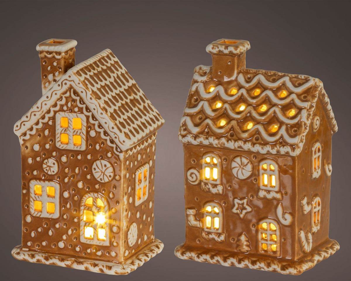 Micro LED Gingerbread House 15cm