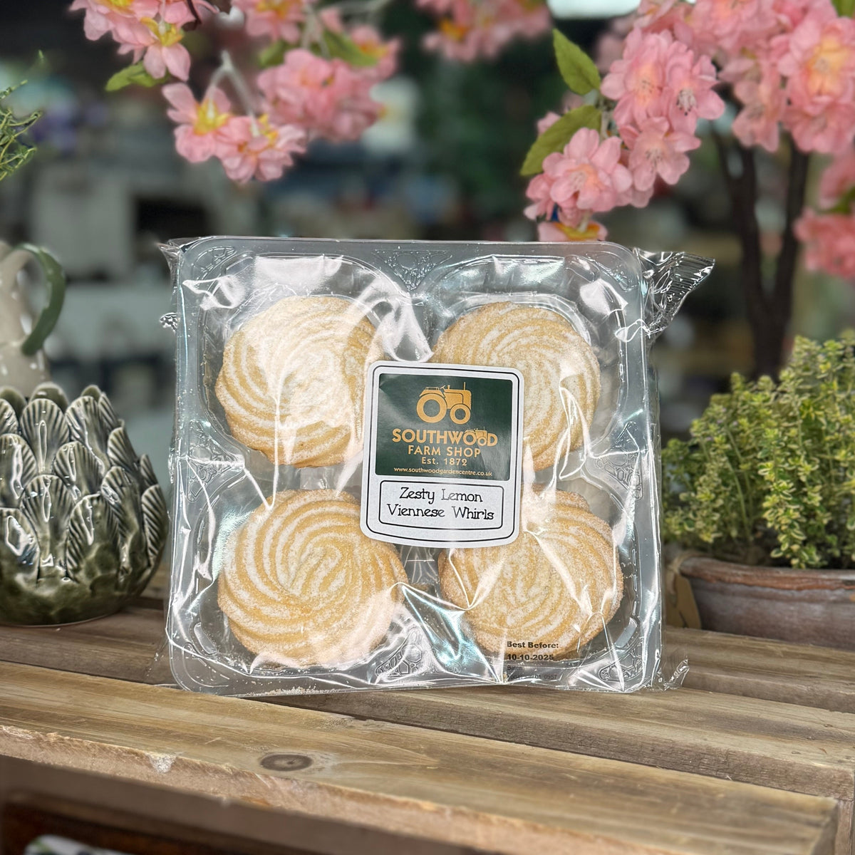 Southwood Farmshop -Zesty Lemon Viennese Whirls Pack of 4