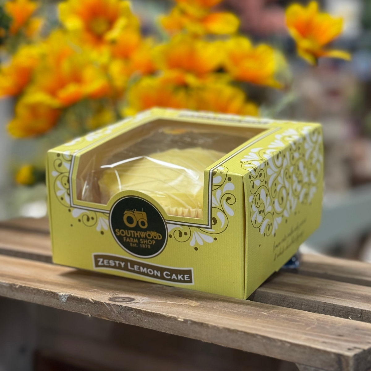 Southwood Farmshop -Boxed Iced Lemon Cake