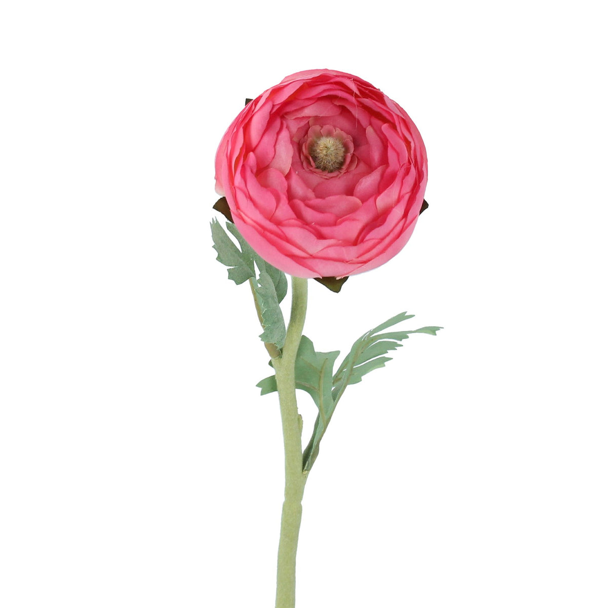 Gisela Graham - Dark Pink Ranunculus Artificial Flower Stem 50cm ...