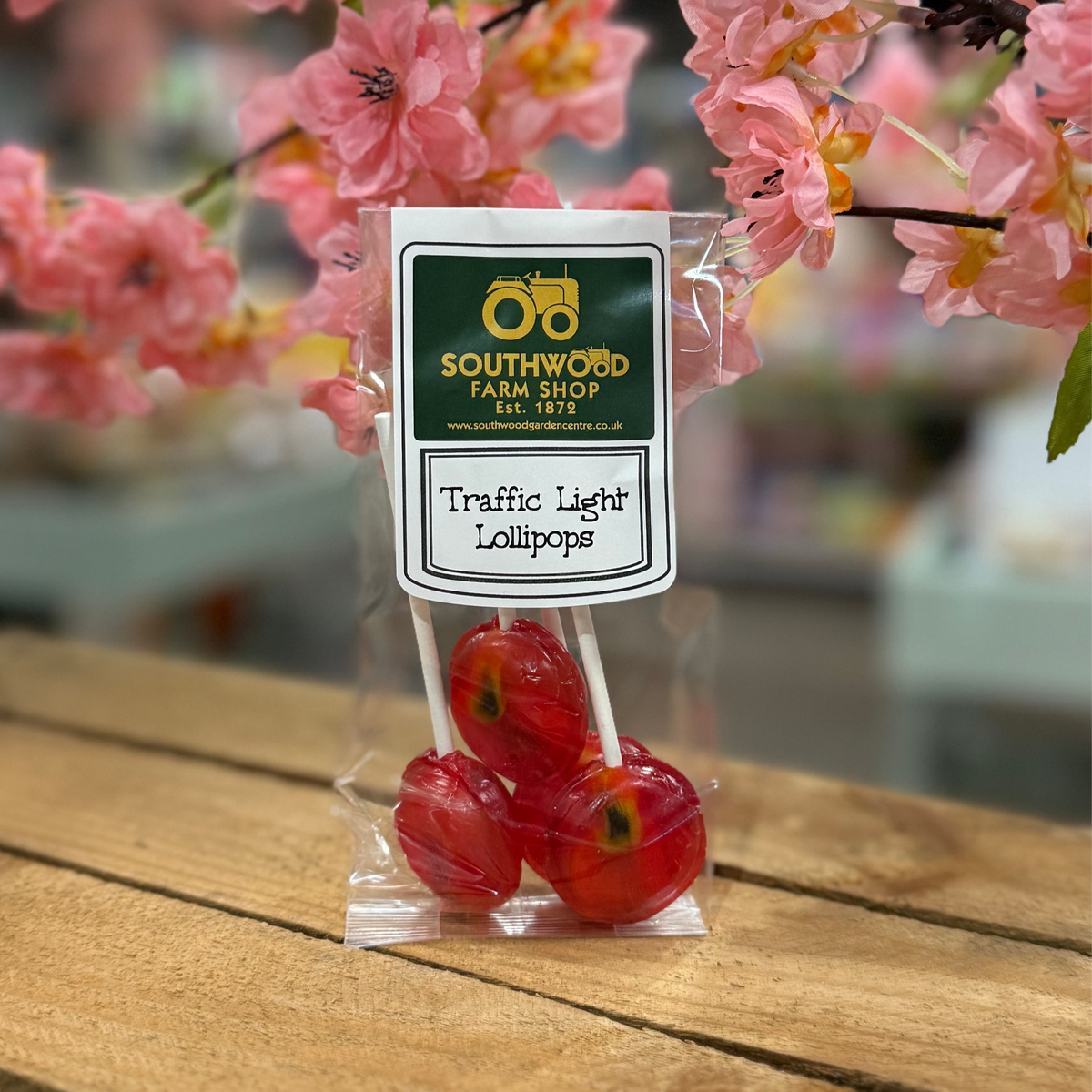 Southwood Farmshop Traffic Light Traditional Lollipops Pack of 4