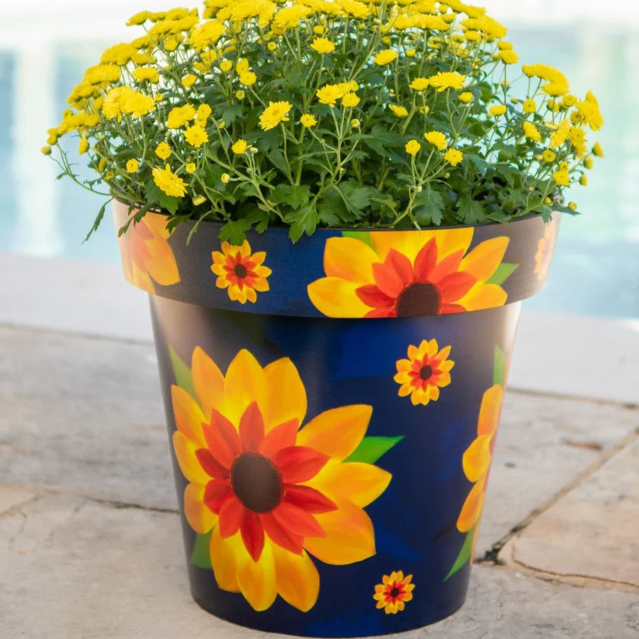 Creekwood 38cm Zest Sunflower Plant Pot