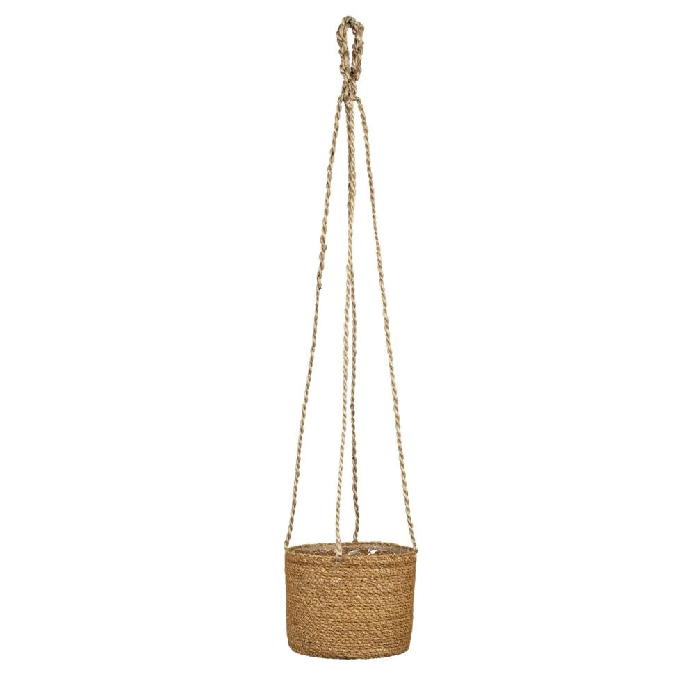Scheurich Seagrass Nut Wicker Hanging Pot - 17cm