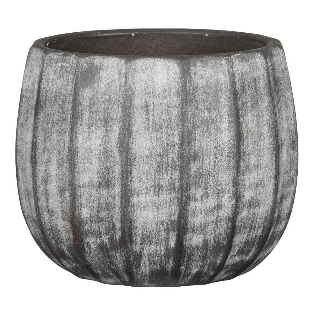 Scheurich Runa Washed Grey House Plant Pot - 17cm