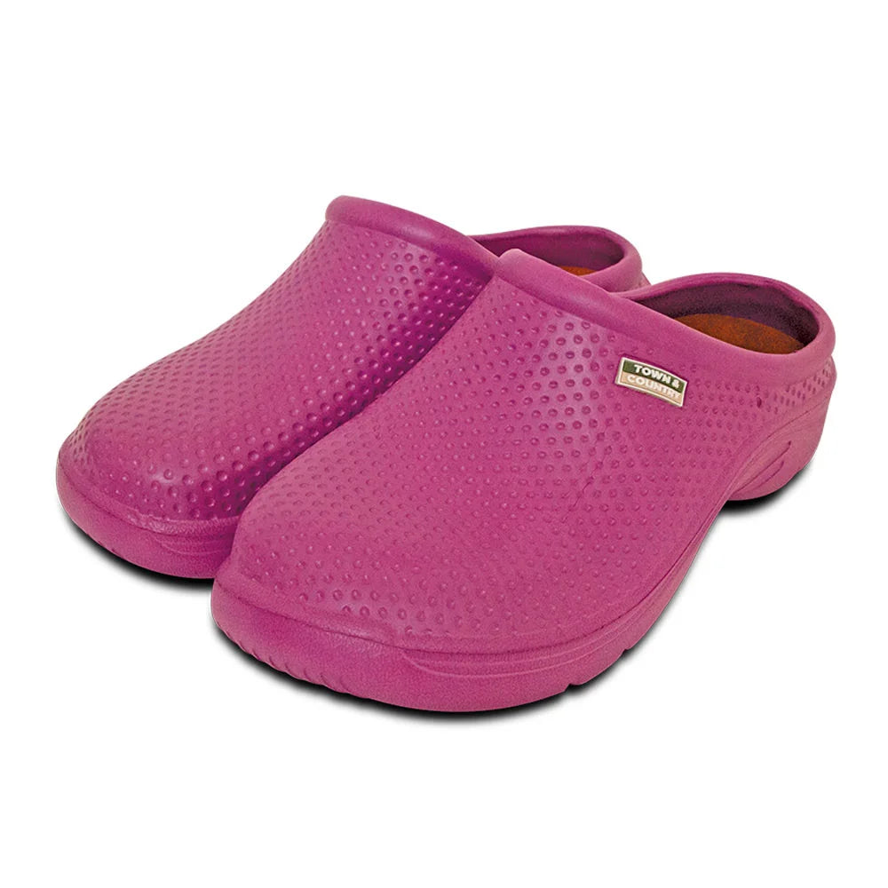 Town & Country- EVA Gardening Cloggies / Clogs Shoes- Raspberry Pink