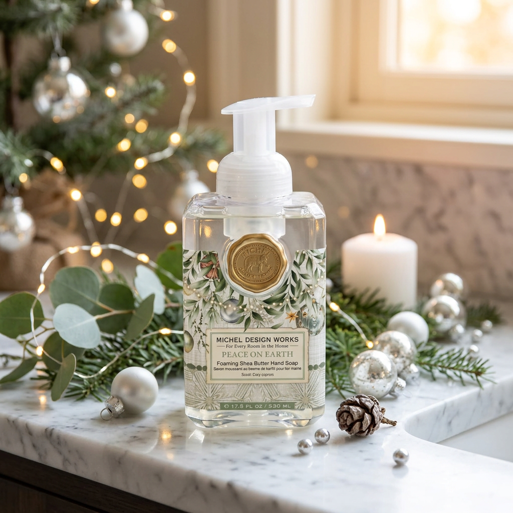 Peace on Earth Christmas Foaming Hand Soap by Michel Design Works - 530ml