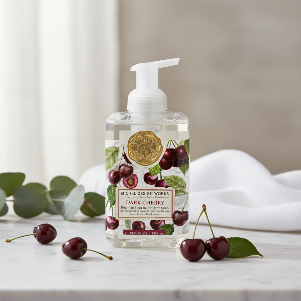 Dark Cherry Foaming Hand Soap by Michel Design Works - 530ml