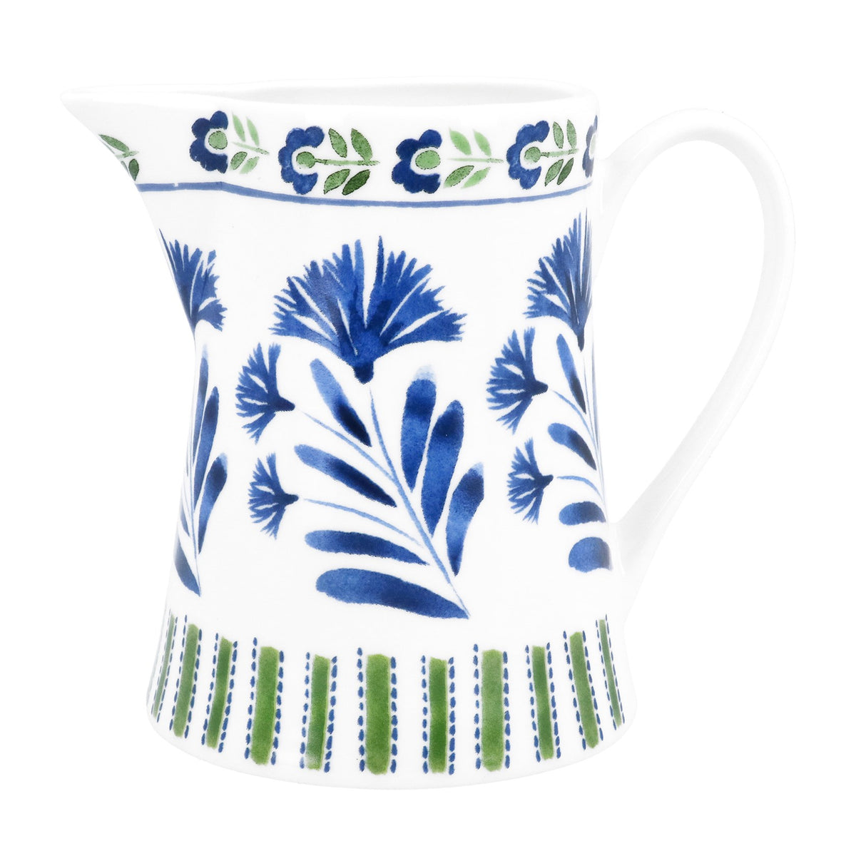 Gisela Graham - Bone China Jug with Country Flowers Pattern