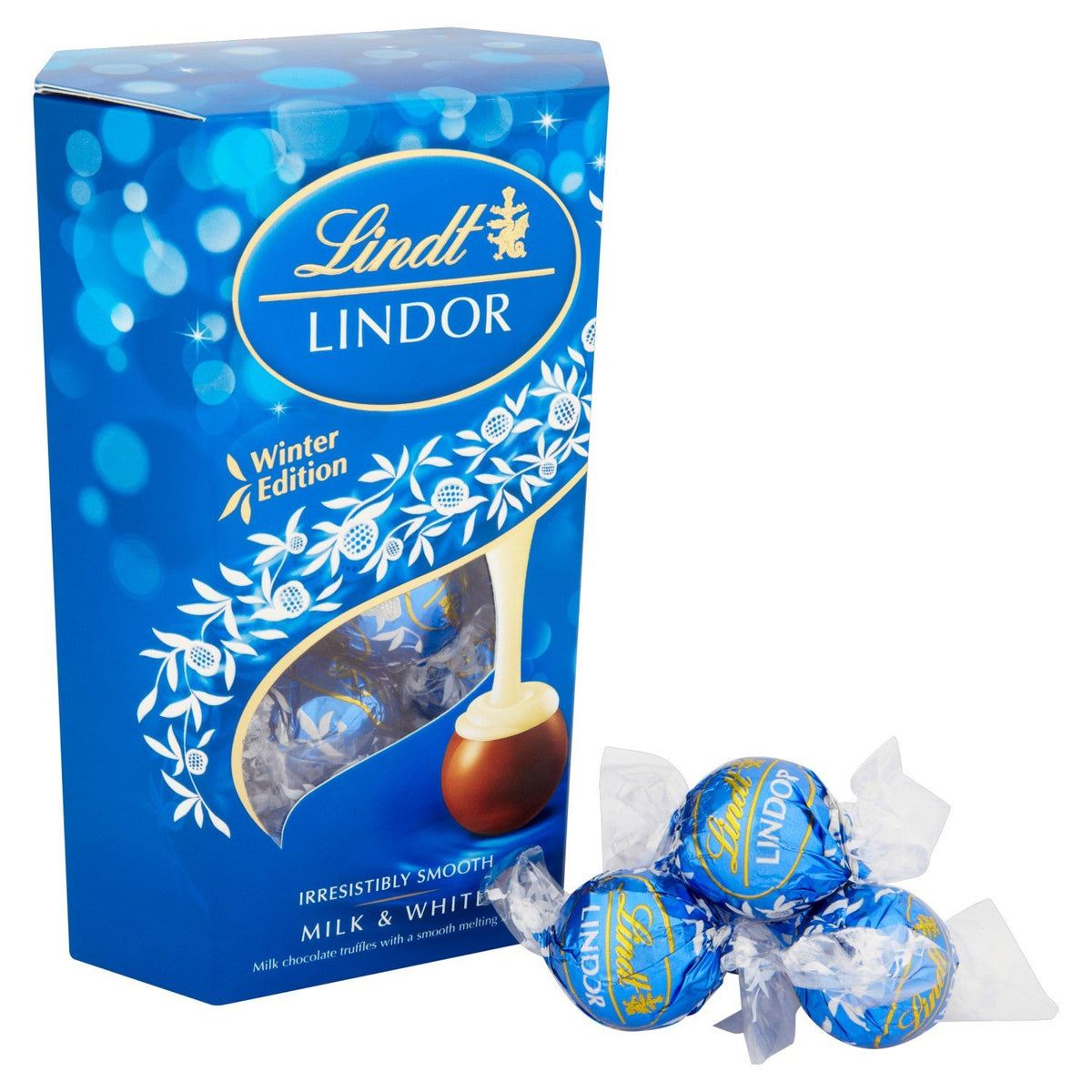 Lindt Lindor Milk & White Cornet Chocolate Box - 200g