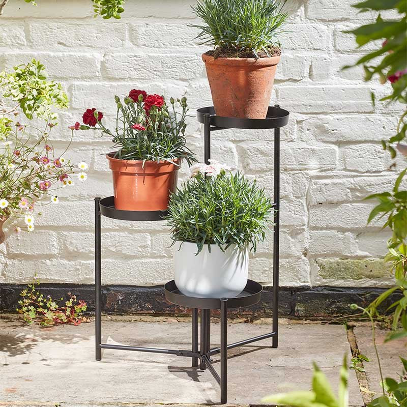 Triple House Plant Pot Stand