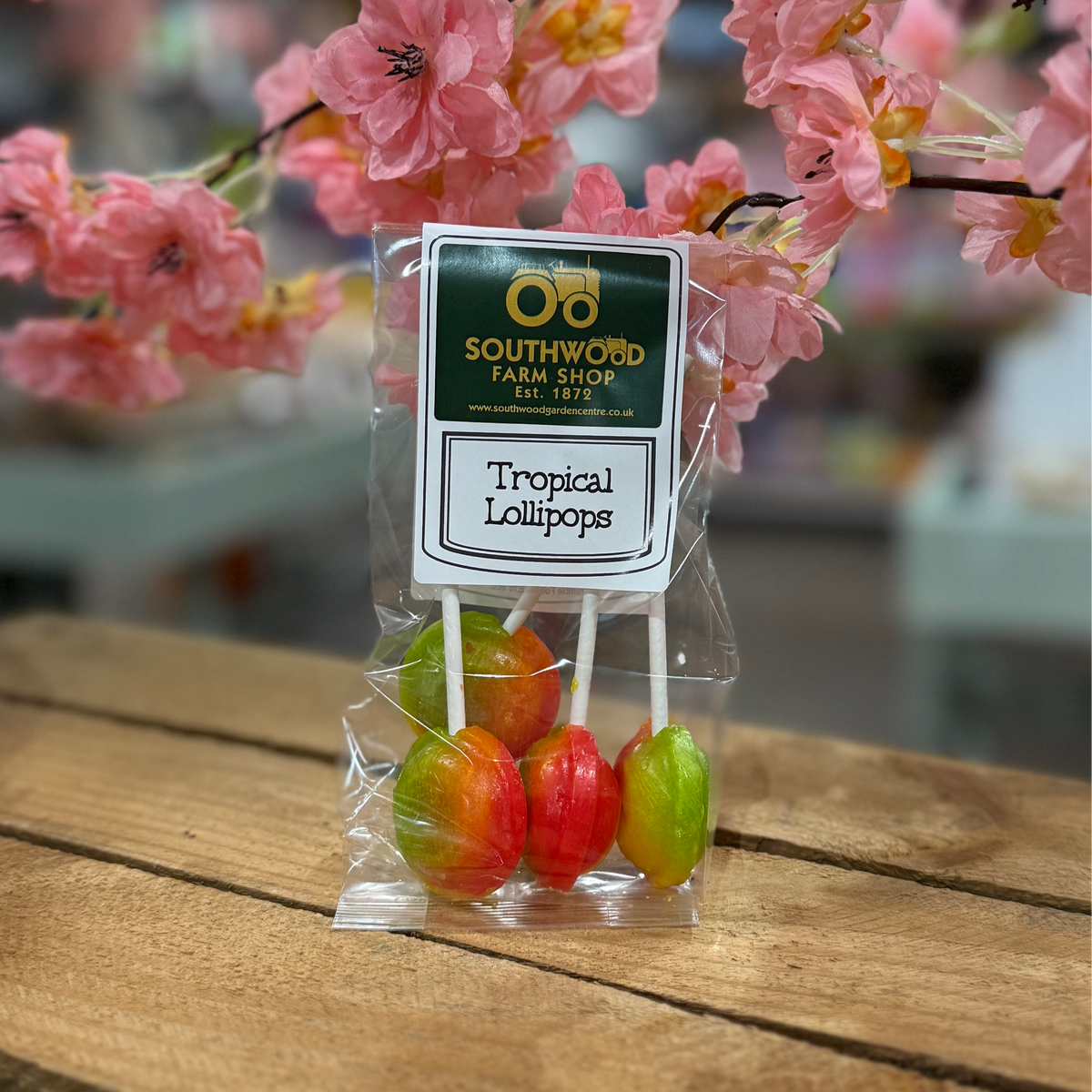 Southwood Farmshop Tropical Fruit Traditional Lollipops Pack of 4