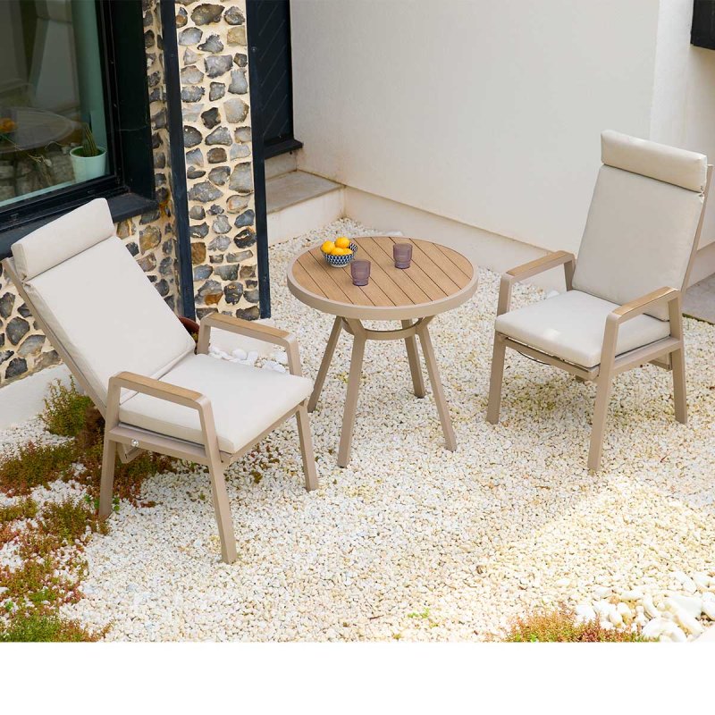 Leisure Grow - Sorrento Bistro Set with Recliner Chairs