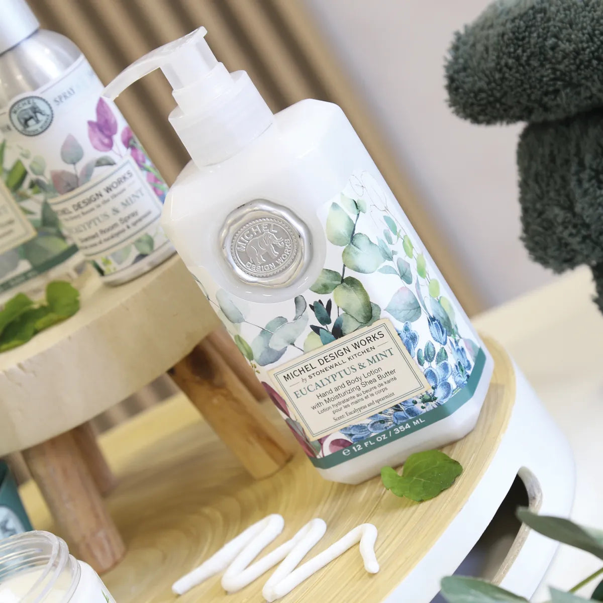 Eucalyptus and Mint Hand and Body Lotion by Michel Design Works - 355ml