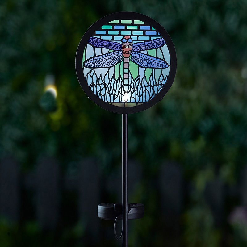 Smart Solar - Tiffany Dragonfly Solar Powered Stake Light
