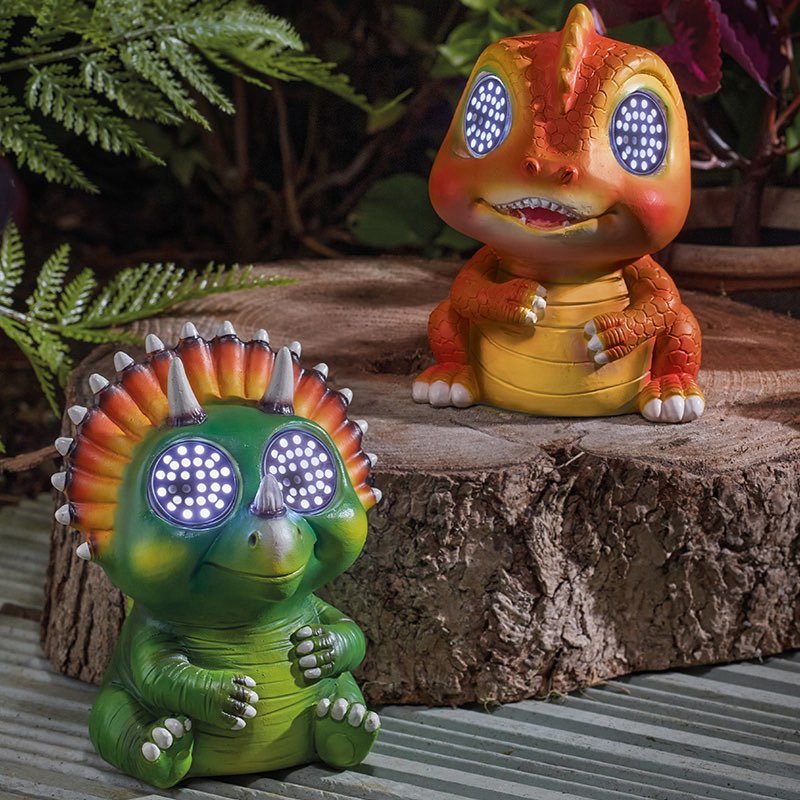 Smart Solar Blinkin' Baby Dino with Moving Light Up Eyes