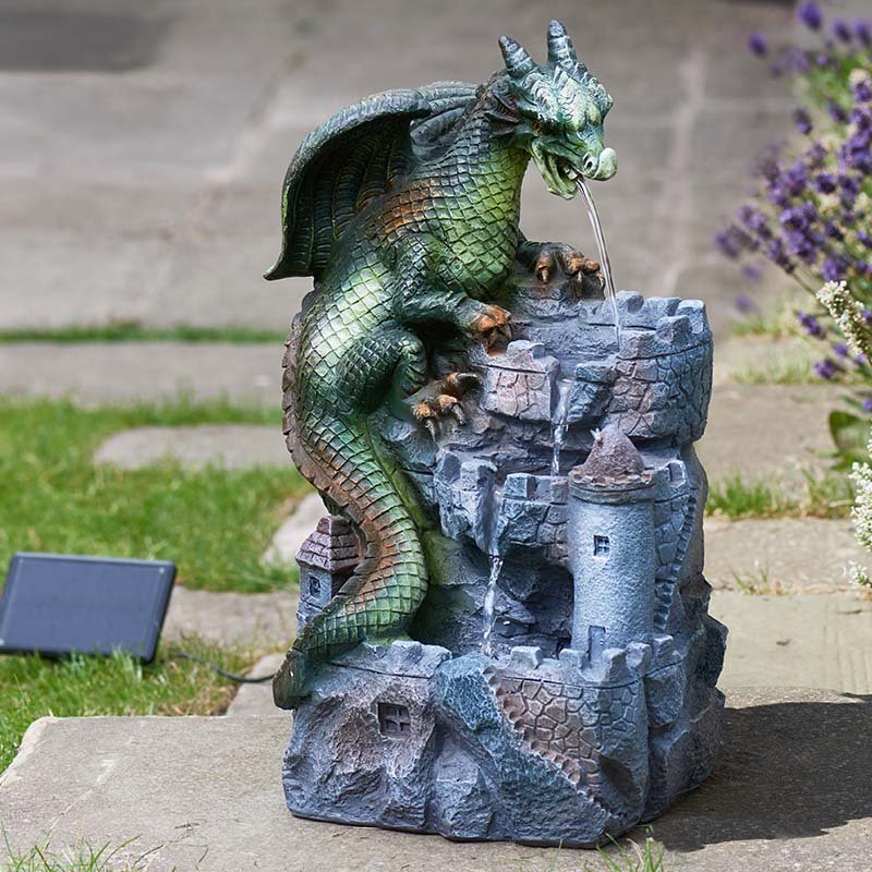 Smart Solar - Dragon's Keep Cascade Water Feature