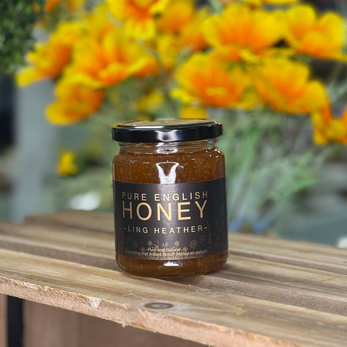 Pure English Ling Heather Honey Jar - 330g