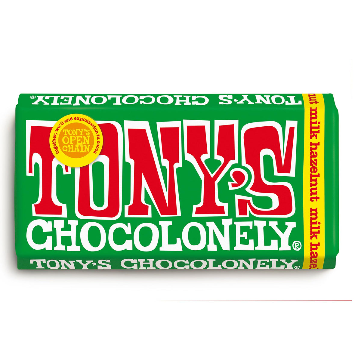 Tony's Chocolonely - Milk Chocolate with Hazelnuts - 180g