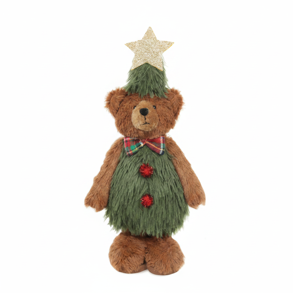 Standing Christmas Tree Bear Small