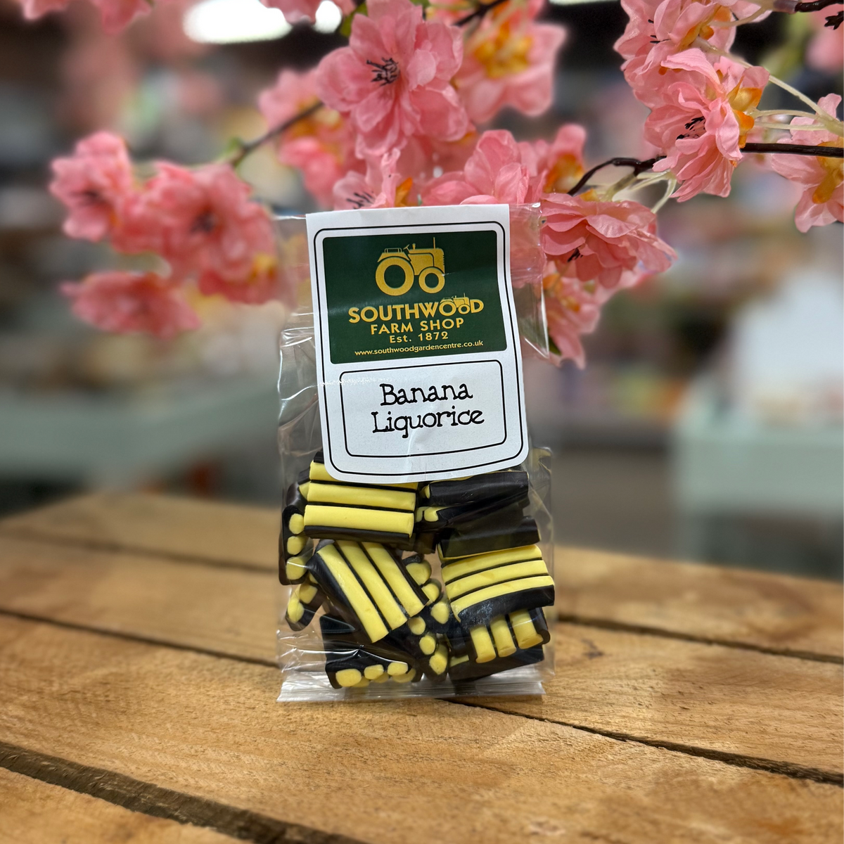 Southwood Farmshop -Banana Flavour Liquorice Bag 150g