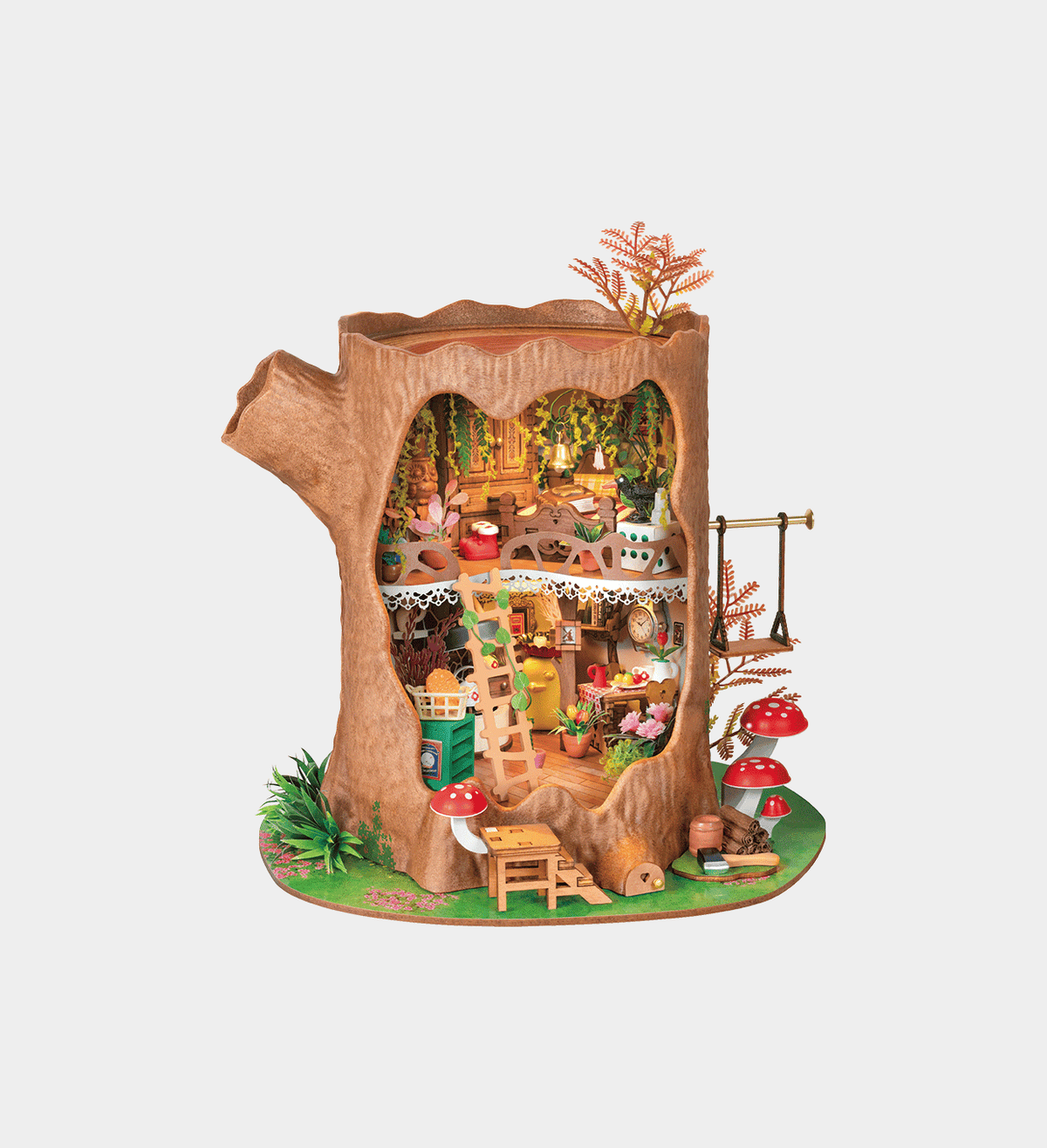 Rolife Fairytale Tree House DIY Model Kit with LED Light