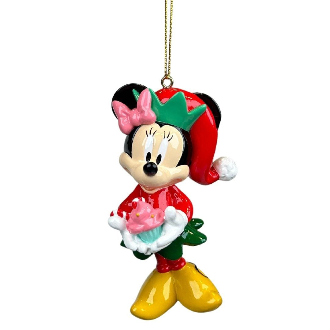 Disney Minnie Mouse with Cupcake Christmas Bauble