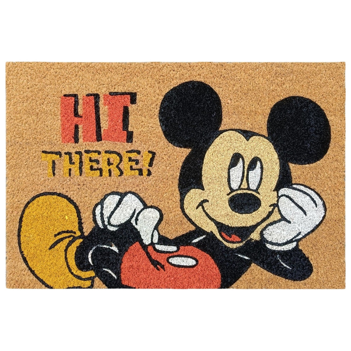 Disney Hi There! Mickey Mouse Coir Doormat